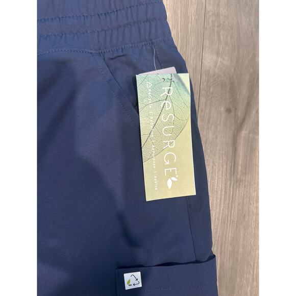 Resurge Navy Scrub Pants Women’s Size Medium - Picture 3 of 10